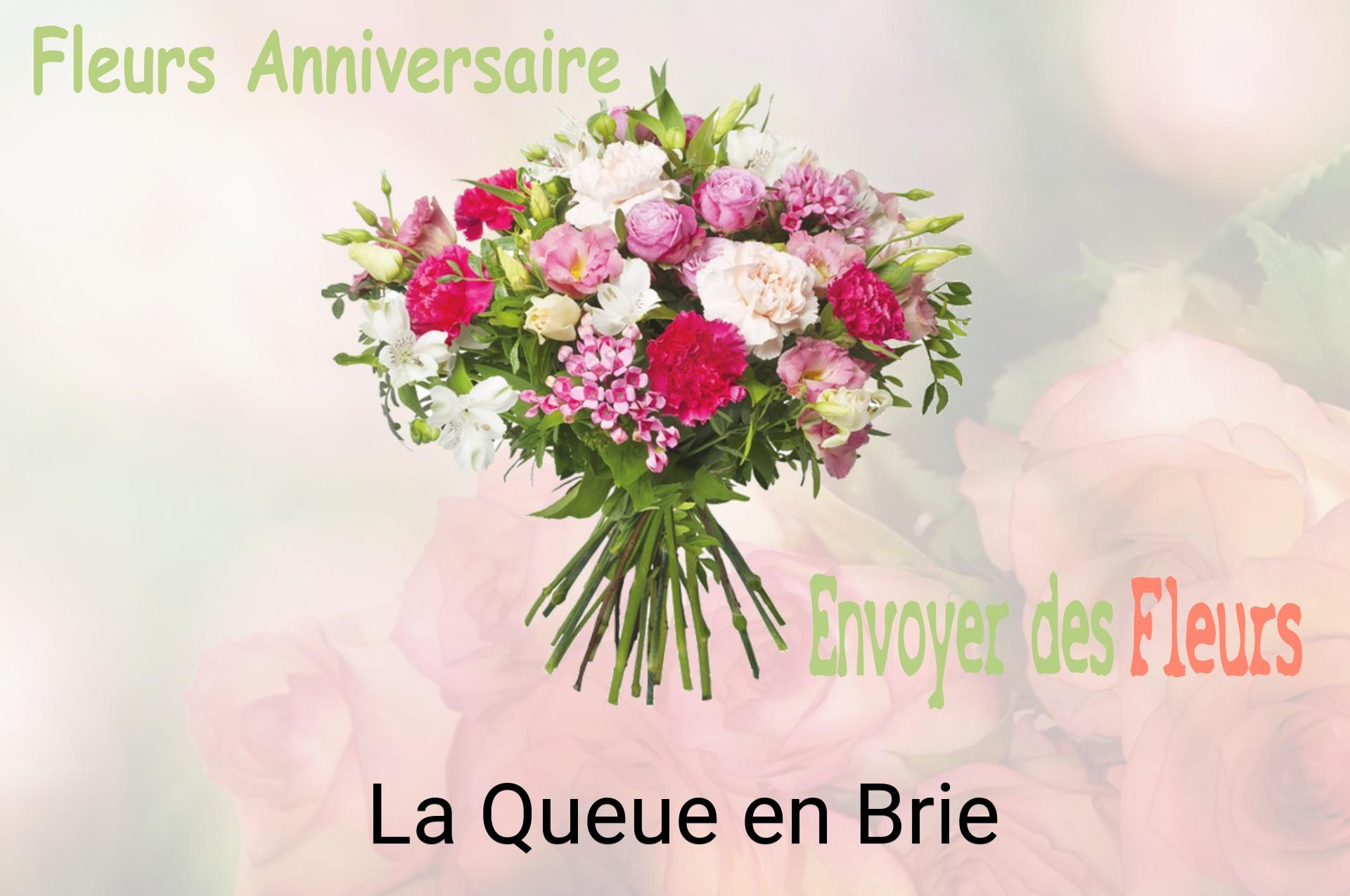 Bouquet de fleurs d’anniversaire livré à La Queue-en-Brie